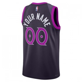 Dres Minnesota Timberwolves Prilagođeni Nike 2025-26 City Edition Crno Swingman
